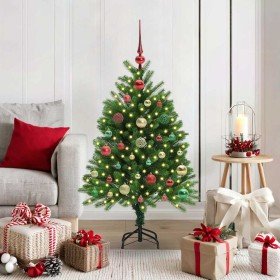 Árbol de Navidad con 150 LED con soporte Verde 120 cm PE en Decoración Festiva y Estacional | Comprar online en Foru.es