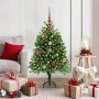 Árbol de Navidad con 150 LED con soporte Verde 120 cm PE en Decoración Festiva y Estacional | Comprar online en Foru.es