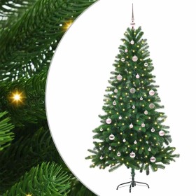 Árbol de Navidad con 150 LED con soporte Verde 150 cm PE en Decoración Festiva y Estacional | Comprar online en Foru.es