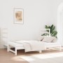 Sofá cama extraíble madera maciza de pino blanco 2x(90x190) cm de vidaXL, Camas y somieres - Ref: Foro24-3124763, Precio: 197...