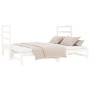 Sofá cama extraíble madera maciza de pino blanco 2x(90x190) cm de vidaXL, Camas y somieres - Ref: Foro24-3124763, Precio: 197...