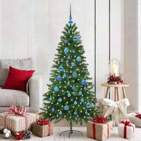 Árbol de Navidad con 150 LED con soporte Verde 150 cm PE en Decoración Festiva y Estacional | Comprar online en Foru.es