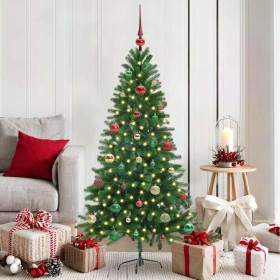 Árbol de Navidad con 150 LED con soporte Verde 150 cm PE en Decoración Festiva y Estacional | Comprar online en Foru.es