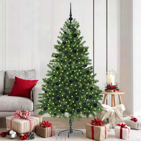 Árbol de Navidad con 300 LED con soporte Verde 180 cm PE en Decoración Festiva y Estacional | Comprar online en Foru.es