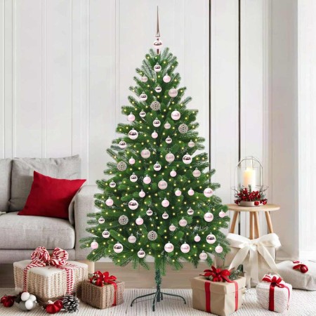 Árbol de Navidad con 300 LED con soporte Verde 180 cm PE en Decoración Festiva y Estacional | Comprar online en Foru.es