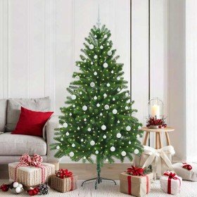 Árbol de Navidad con 300 LED con soporte Verde 180 cm PE en Decoración Festiva y Estacional | Comprar online en Foru.es