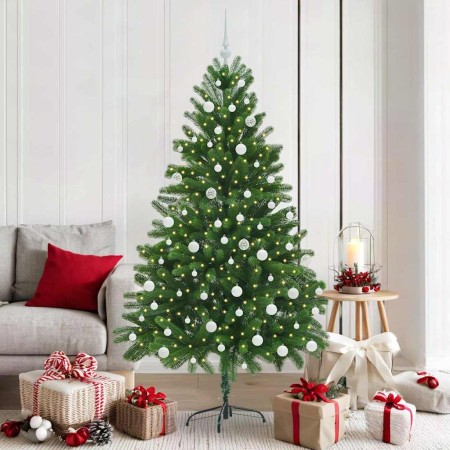 Árbol de Navidad con 300 LED con soporte Verde 180 cm PE en Decoración Festiva y Estacional | Comprar online en Foru.es