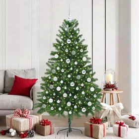 Árbol de Navidad con 300 LED con soporte Verde 180 cm PE en Decoración Festiva y Estacional | Comprar online en Foru.es
