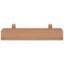 Estantes de pared 2 unidades madera maciza de teca 40x15x4 cm de vidaXL, Estantes y estanterías - Ref: Foro24-340754, Precio:...