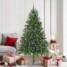 Árbol de Navidad con 300 LED con soporte Verde 180 cm PE en Decoración Festiva y Estacional | Comprar online en Foru.es