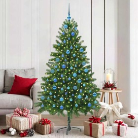 Árbol de Navidad con 300 LED con soporte Verde 180 cm PE en Decoración Festiva y Estacional | Comprar online en Foru.es