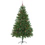 Árbol de Navidad con 300 LED con soporte Verde 210 cm PE en Decoración Festiva y Estacional | Comprar online en Foru.es