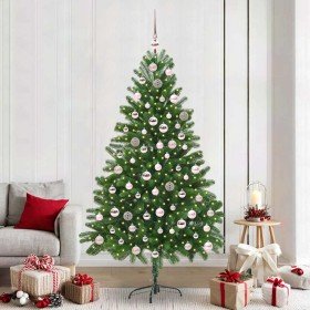 Árbol de Navidad con 300 LED con soporte Verde 210 cm PE en Decoración Festiva y Estacional | Comprar online en Foru.es