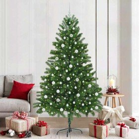 Árbol de Navidad con 300 LED con soporte Verde 210 cm PE en Decoración Festiva y Estacional | Comprar online en Foru.es