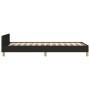 Estructura de cama con cabecero de tela negro 90x200 cm de vidaXL, Camas y somieres - Ref: Foro24-3125351, Precio: 142,08 €, ...