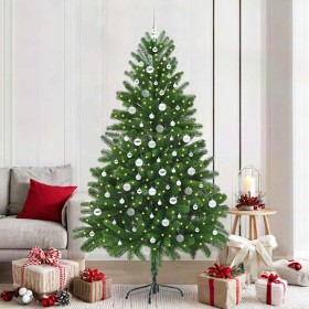 Árbol de Navidad con 300 LED con soporte Verde 210 cm PE en Decoración Festiva y Estacional | Comprar online en Foru.es