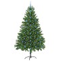 Árbol de Navidad con 300 LED con soporte Verde 210 cm PE en Decoración Festiva y Estacional | Comprar online en Foru.es