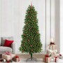 Árbol de Navidad con 300 LED con soporte Verde 240 cm PE en Decoración Festiva y Estacional | Comprar online en Foru.es