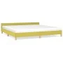 Estructura de cama con cabecero de tela verde 200x200 cm de vidaXL, Camas y somieres - Ref: Foro24-347446, Precio: 106,30 €, ...