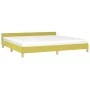 Estructura de cama con cabecero de tela verde 200x200 cm de vidaXL, Camas y somieres - Ref: Foro24-347446, Precio: 106,30 €, ...