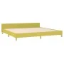 Estructura de cama con cabecero de tela verde 200x200 cm de vidaXL, Camas y somieres - Ref: Foro24-347446, Precio: 106,30 €, ...