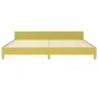 Estructura de cama con cabecero de tela verde 200x200 cm de vidaXL, Camas y somieres - Ref: Foro24-347446, Precio: 106,30 €, ...
