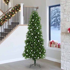 Árbol de Navidad con 300 LED con soporte Verde 240 cm PE en Decoración Festiva y Estacional | Comprar online en Foru.es