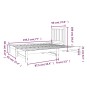 Sofá cama extraíble madera maciza de pino 2x(90x190) cm de vidaXL, Camas y somieres - Ref: Foro24-3124752, Precio: 145,95 €, ...