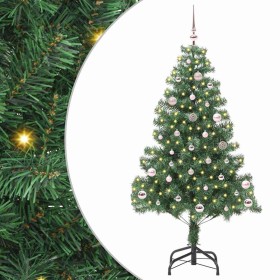 Árbol de Navidad con 150 LED con soporte Verde 150 cm PVC en Decoración Festiva y Estacional | Comprar online en Foru.es