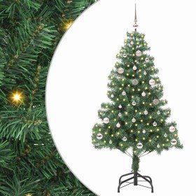 Árbol de Navidad con 150 LED con soporte Verde 150 cm PVC en Decoración Festiva y Estacional | Comprar online en Foru.es