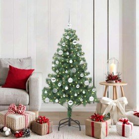 Árbol de Navidad con 150 LED con soporte Verde 150 cm PVC en Decoración Festiva y Estacional | Comprar online en Foru.es