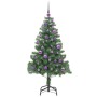 Árbol de Navidad con 150 LED con soporte Verde 150 cm PVC en Decoración Festiva y Estacional | Comprar online en Foru.es
