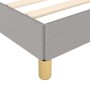Estructura de cama con cabecero de tela gris claro 80x200 cm de vidaXL, Camas y somieres - Ref: Foro24-3124847, Precio: 128,1...