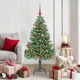Árbol de Navidad con 150 LED con soporte Verde 150 cm PVC en Decoración Festiva y Estacional | Comprar online en Foru.es