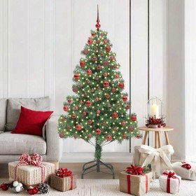 Árbol de Navidad con 300 LED con soporte Verde 180 cm PVC en Decoración Festiva y Estacional | Comprar online en Foru.es