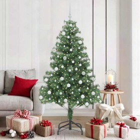Árbol de Navidad con 300 LED con soporte Verde 180 cm PVC en Decoración Festiva y Estacional | Comprar online en Foru.es