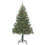Árbol de Navidad con 300 LED con soporte Verde 210 cm PVC en Decoración Festiva y Estacional | Comprar online en Foru.es