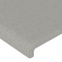 Estructura de cama con cabecero de tela gris claro 200x200 cm de vidaXL, Camas y somieres - Ref: Foro24-3124919, Precio: 241,...