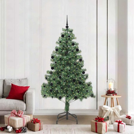 Árbol de Navidad con 300 LED con soporte Verde 210 cm PVC en Decoración Festiva y Estacional | Comprar online en Foru.es