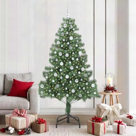 Árbol de Navidad con 300 LED con soporte Verde 210 cm PVC en Decoración Festiva y Estacional | Comprar online en Foru.es