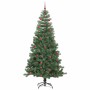 Árbol de Navidad con 300 LED con soporte Verde 240 cm PVC en Decoración Festiva y Estacional | Comprar online en Foru.es