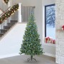 Árbol de Navidad con 300 LED con soporte Verde 240 cm PVC en Decoración Festiva y Estacional | Comprar online en Foru.es