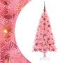 Árbol de Navidad con 150 LED con soporte Rosa 120 cm PVC en Decoración Festiva y Estacional | Comprar online en Foru.es
