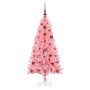 Árbol de Navidad con 150 LED con soporte Rosa 120 cm PVC en Decoración Festiva y Estacional | Comprar online en Foru.es
