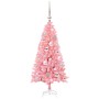 Árbol de Navidad con 150 LED con soporte Rosa 120 cm PVC en Decoración Festiva y Estacional | Comprar online en Foru.es