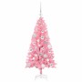 Árbol de Navidad con 150 LED con soporte Rosa 120 cm PVC en Decoración Festiva y Estacional | Comprar online en Foru.es