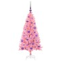 Árbol de Navidad con 150 LED con soporte Rosa 120 cm PVC en Decoración Festiva y Estacional | Comprar online en Foru.es