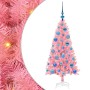 Árbol de Navidad con 150 LED con soporte Rosa 120 cm PVC en Decoración Festiva y Estacional | Comprar online en Foru.es