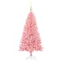 Árbol de Navidad con 150 LED con soporte Rosa 150 cm PVC en Decoración Festiva y Estacional | Comprar online en Foru.es
