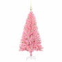 Árbol de Navidad con 150 LED con soporte Rosa 150 cm PVC en Decoración Festiva y Estacional | Comprar online en Foru.es